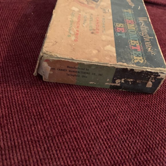 Vintage 1950s Betty Furness Westinghouse Thermometer Set Candy Roasts Jellies - Picture 7 of 10